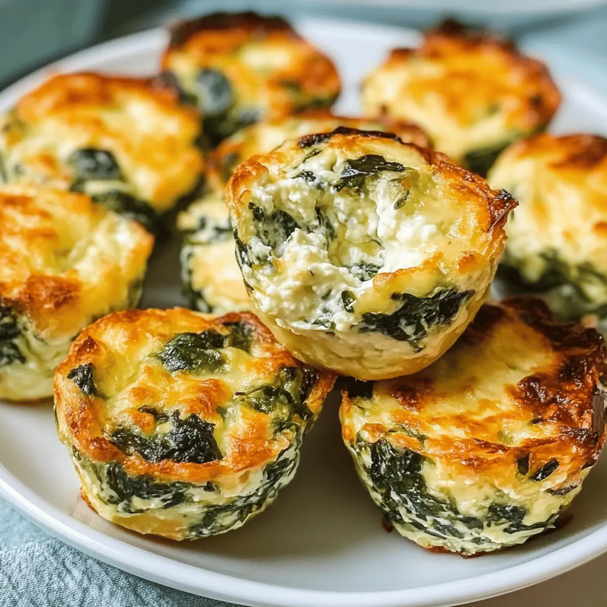 Irresistible Spinach Ricotta Bites for Quick Savory Snacking