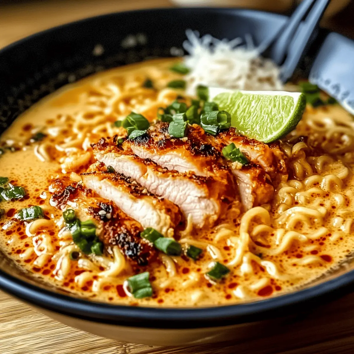 Fiery Chicken Ramen: Dive into Flavorful Comfort Awaits!