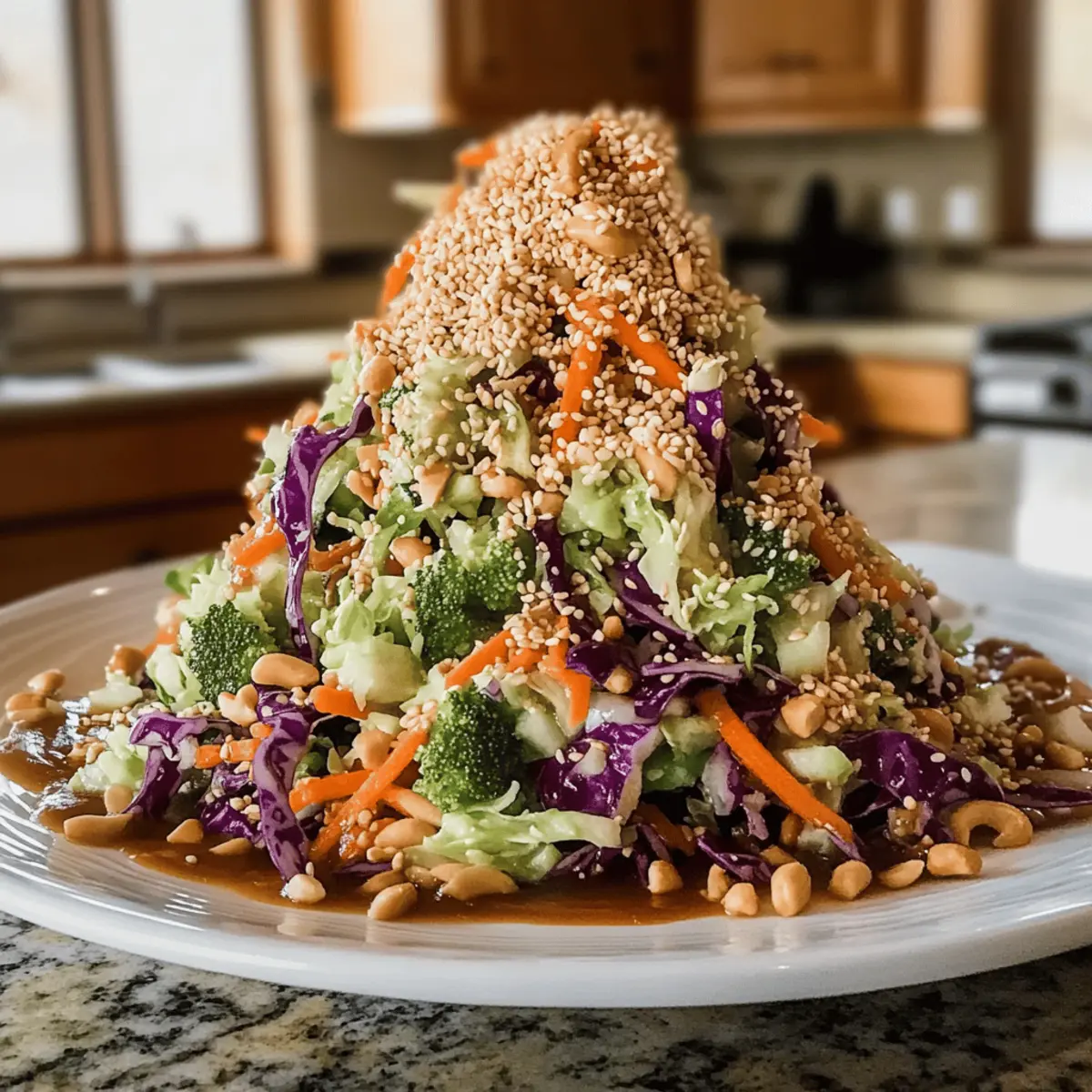 Addictive Sesame Dressing Elevates Crunchy Asian Cabbage Slaw