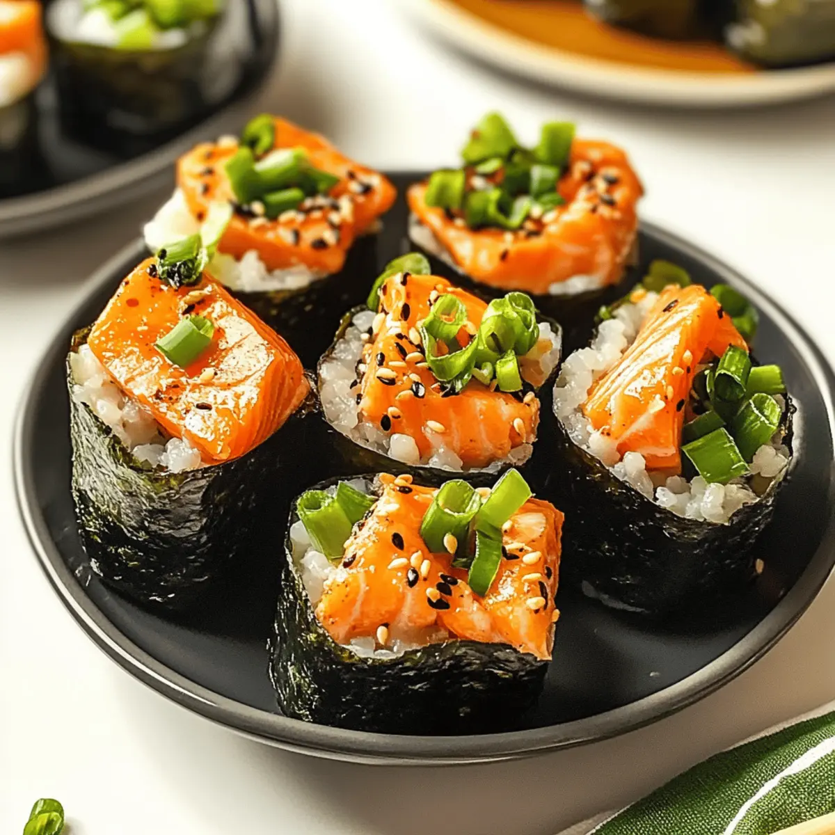 Delicious Baked Salmon Sushi Cups for Easy Home Entertaining