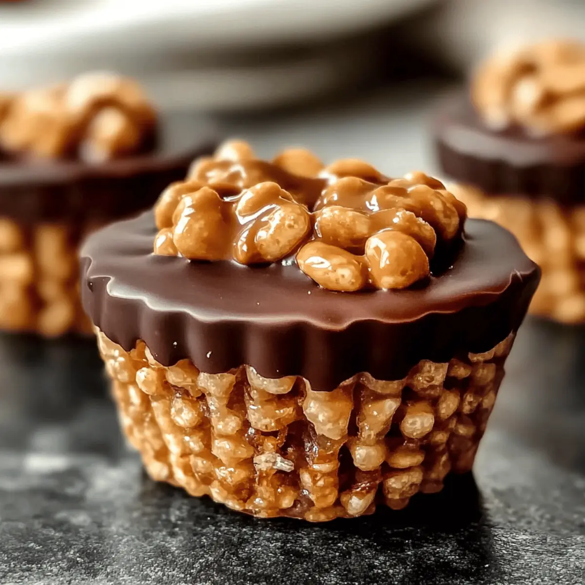 Irresistible Chocolate Peanut Butter Rice Krispie Cups to Love