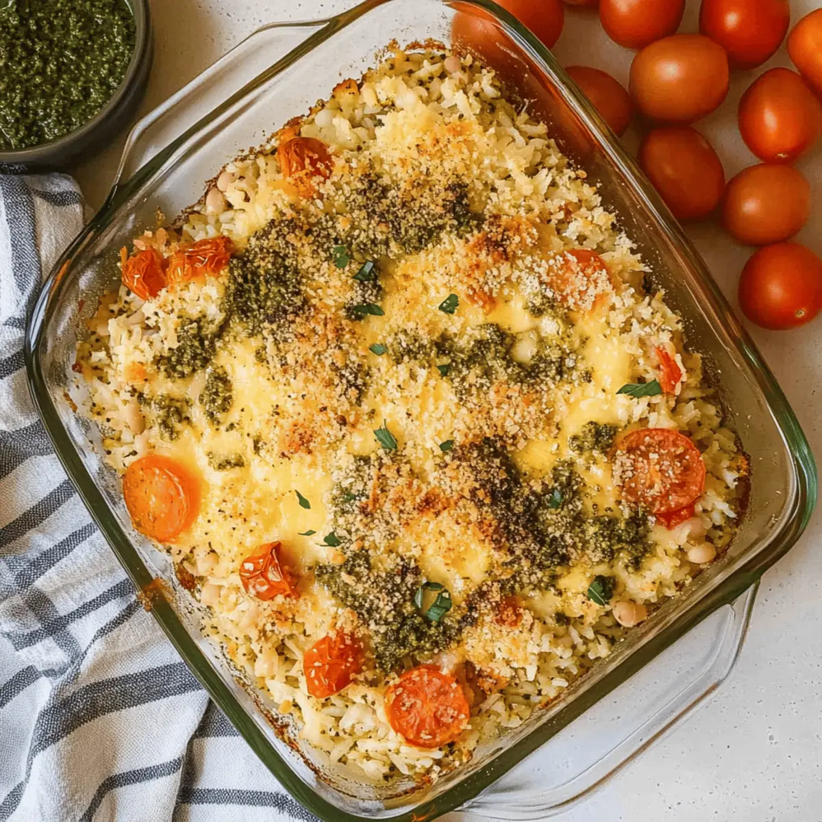 Creamy Bean and Pesto Bake for Cozy Weeknight Dinners