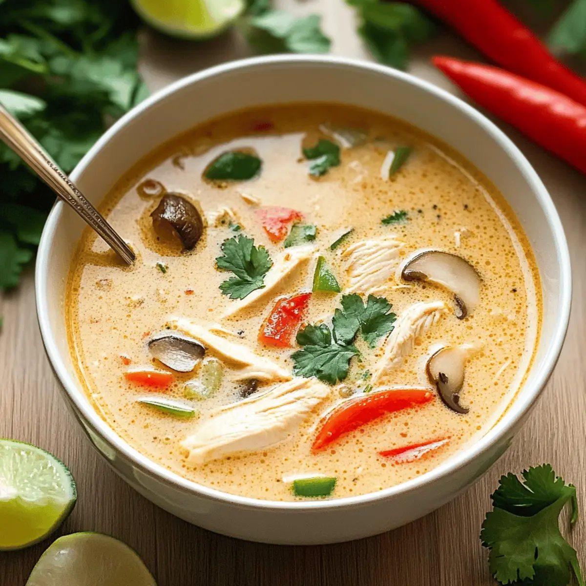 Crockpot Thai Coconut Chicken Soup: Comfort in Every Spoonful