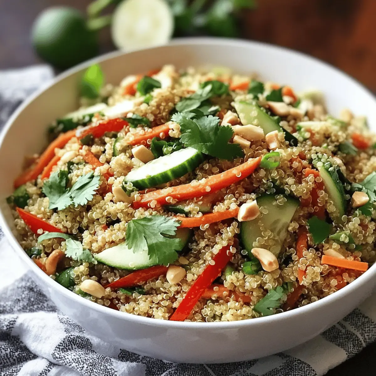 Delicious Thai Quinoa Crunch Salad Ready in 30 Minutes