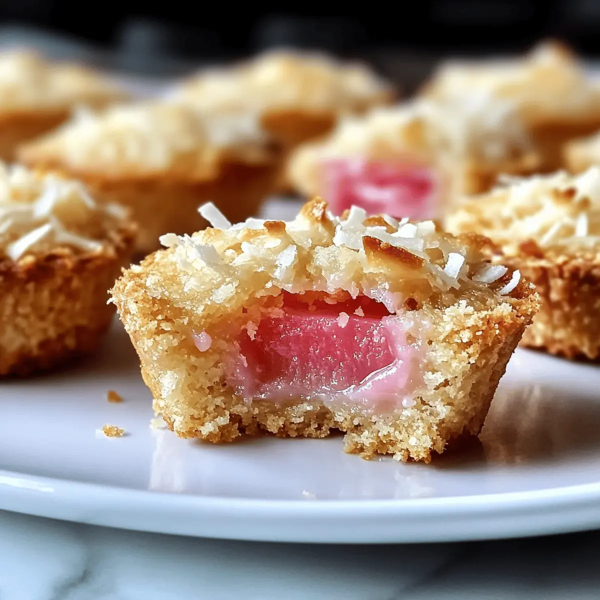 Irresistible Rhubarb Coconut Macaroon Tarts for Spring Bliss