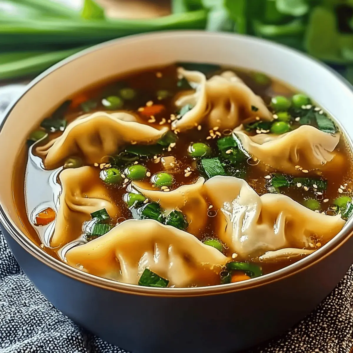 Potsticker Soup