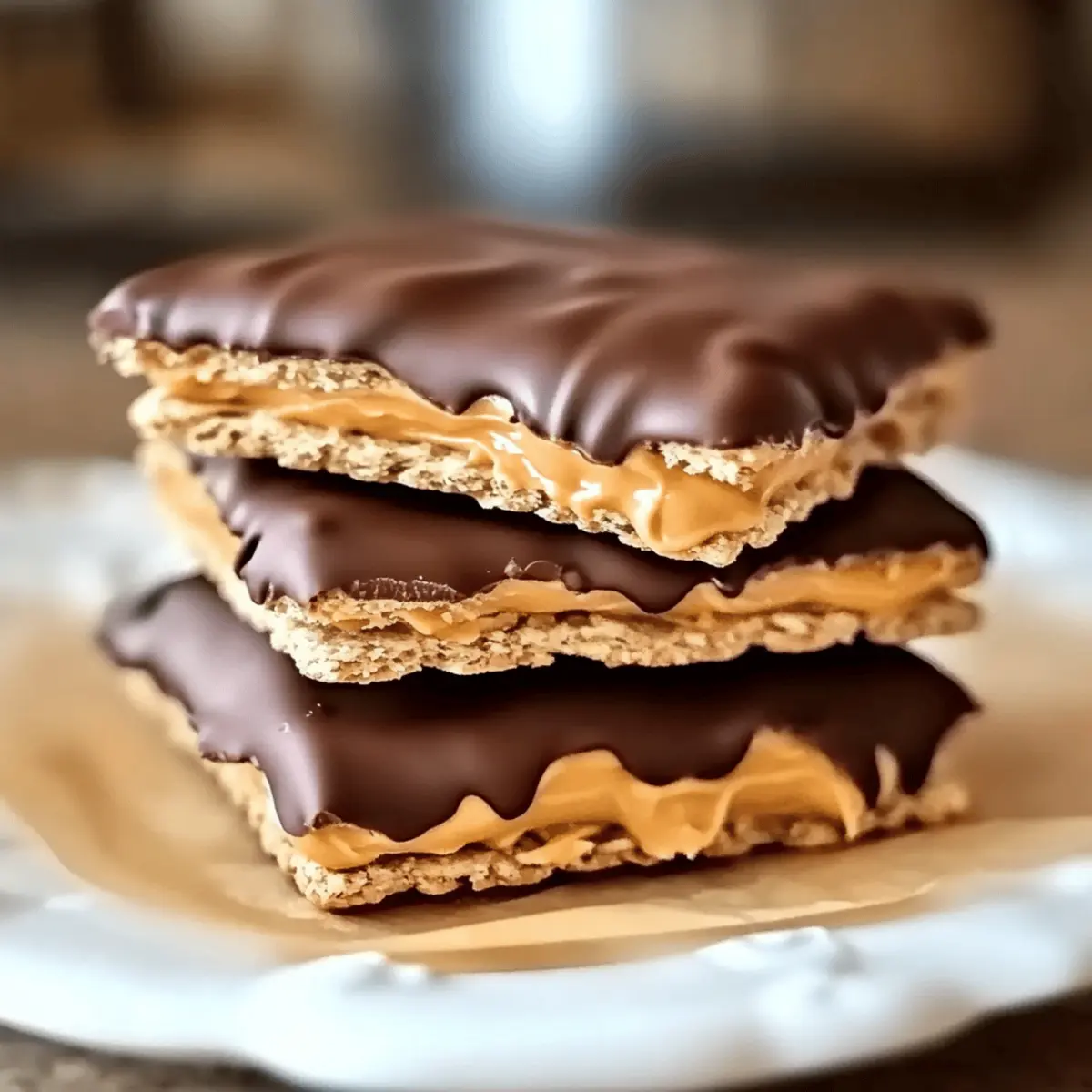 Buckeye Graham Crackers: No Bake Peanut Butter Bliss