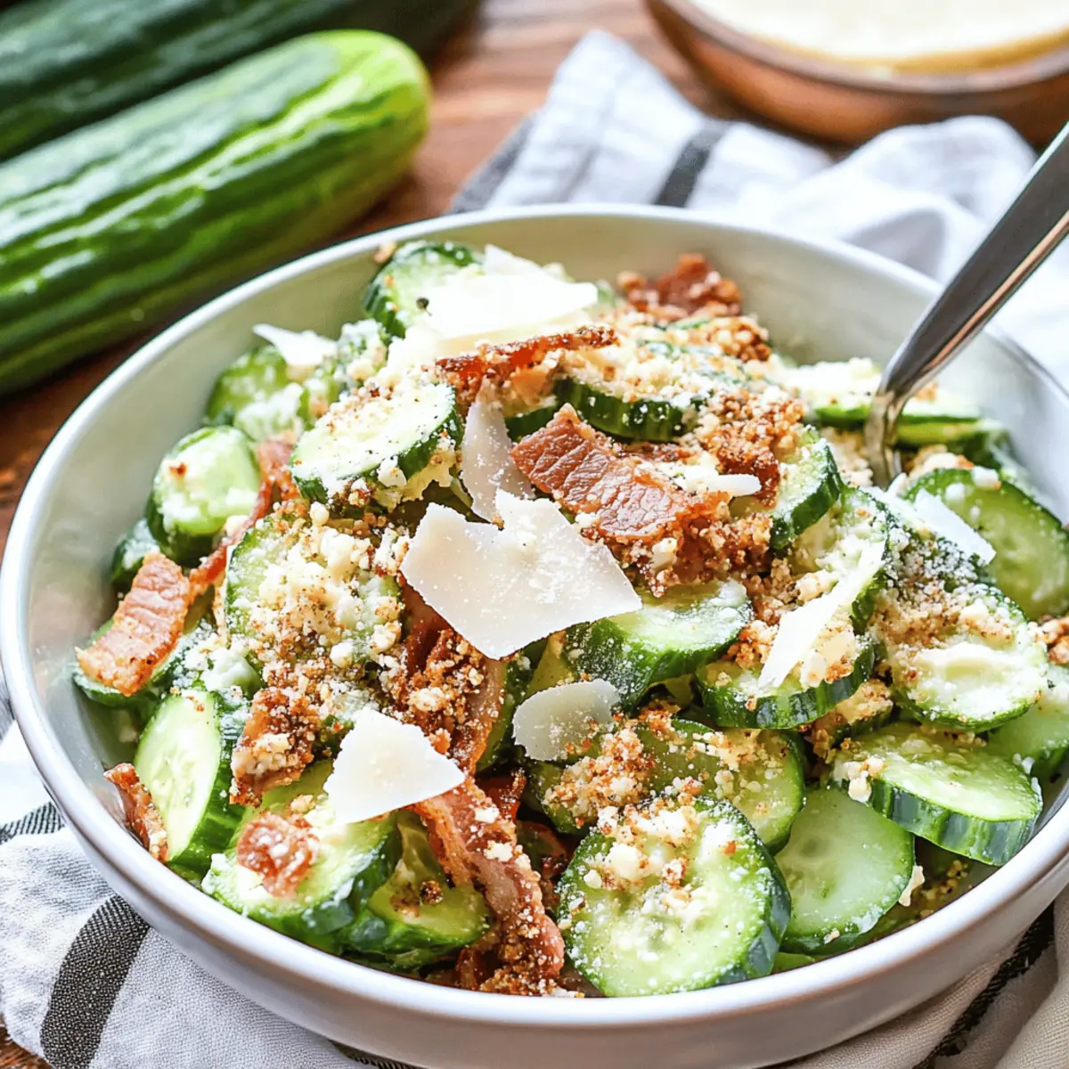 Cucumber Caesar Salad: Crunchy, Creamy, and Oh-So-Refreshing