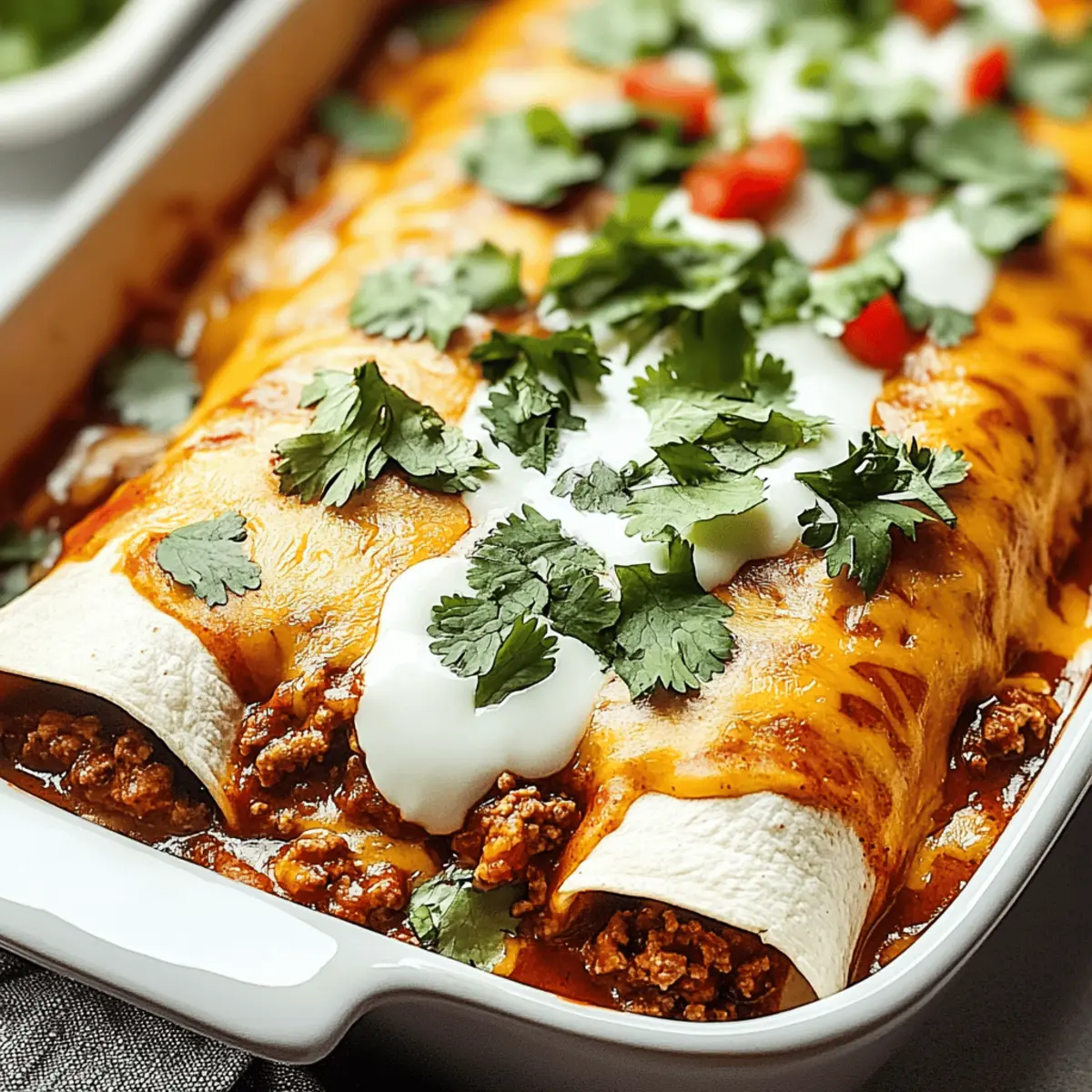 Ground Beef Enchiladas: Comforting Taste of Home Bliss