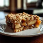Salted Caramel Apple Crumble Bars