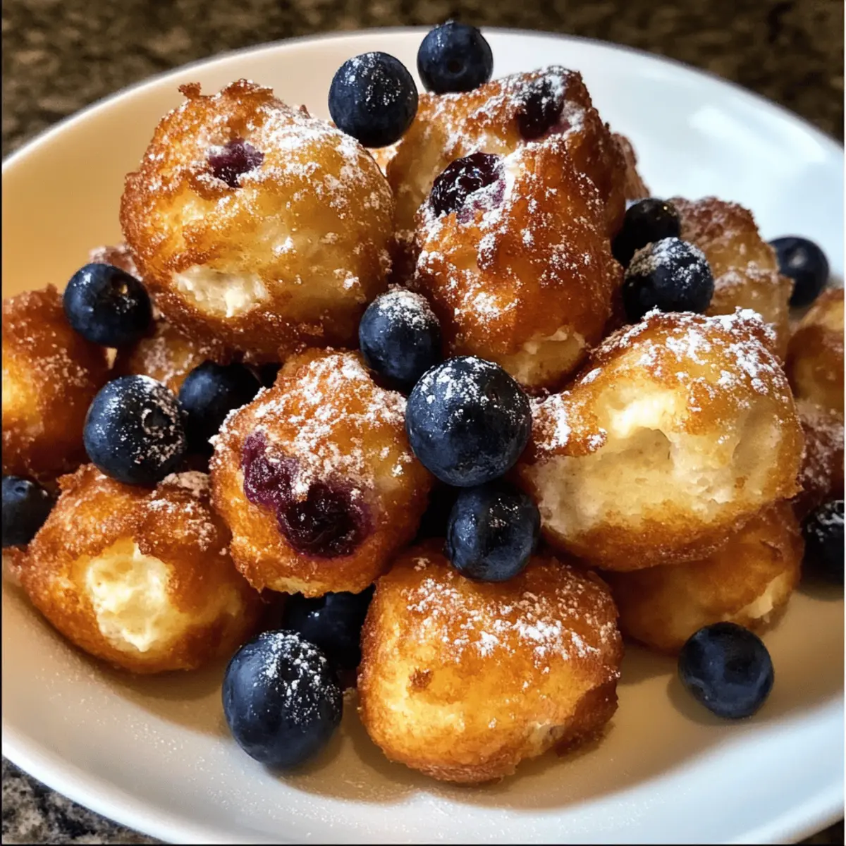 Air Fryer Blueberry Cottage Cheese Donut Holes for Guilt-Free Indulgence