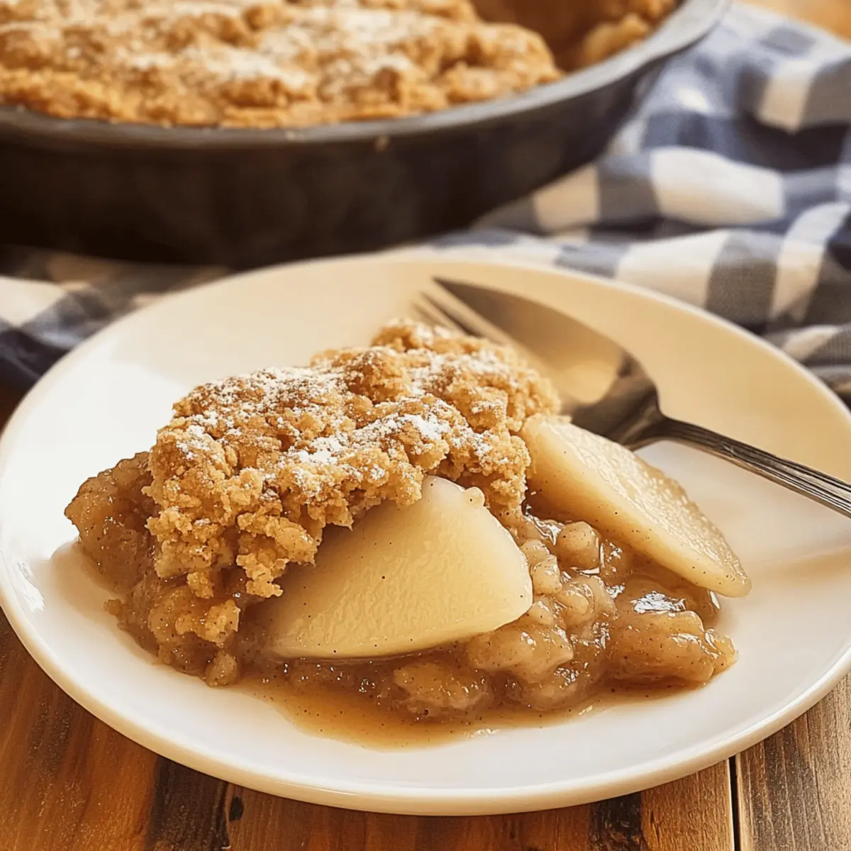 Autumn Spice Pear Cobbler for Heartwarming Fall Gatherings