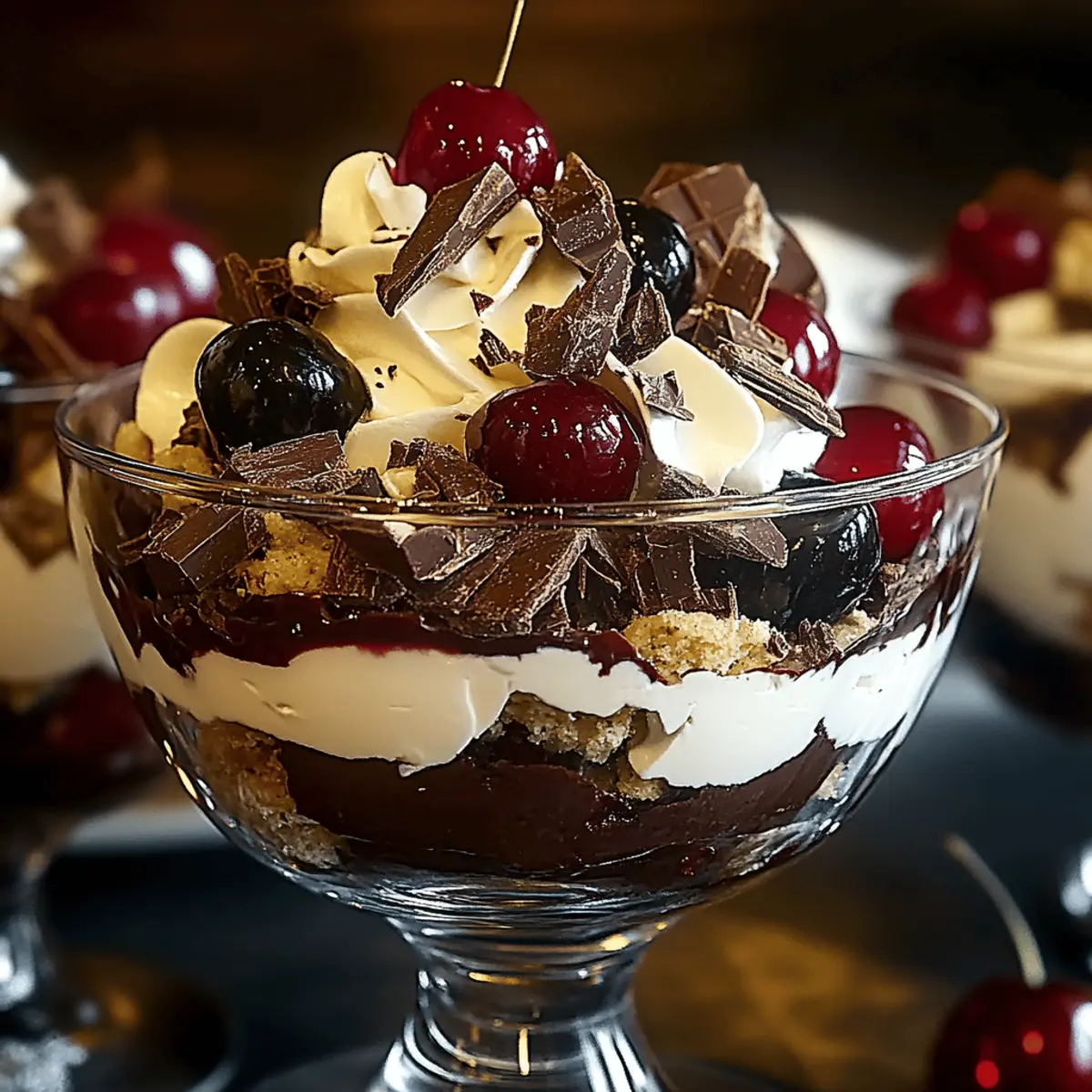 Indulge in Black Forest Trifle for a Festive Christmas Treat