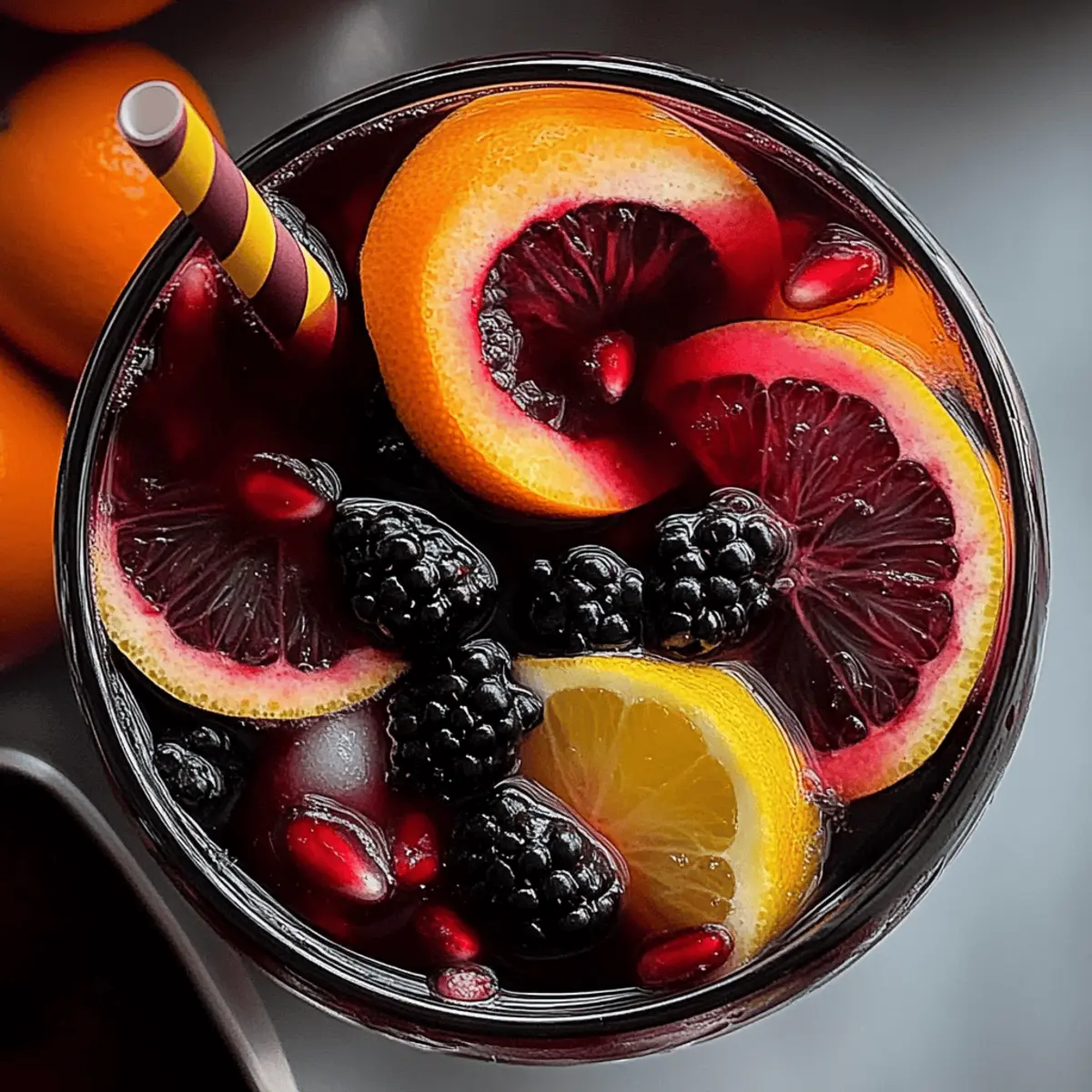 Chill Out with This Easy Black Halloween Sangria Recipe