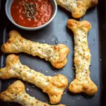 Cheesy Halloween Breadstick Bones