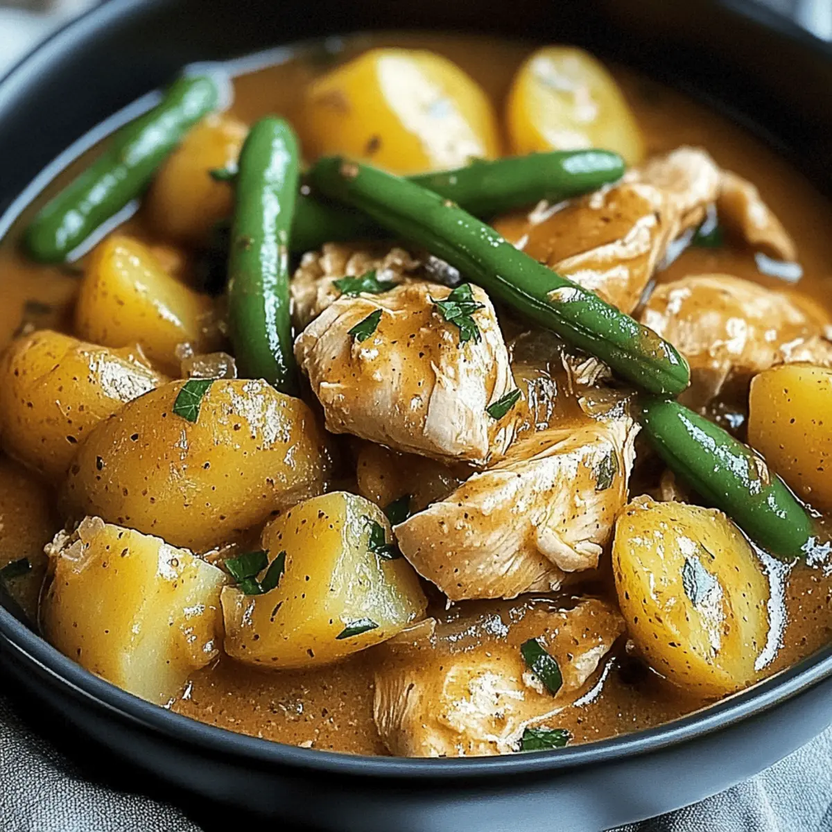 Chicken and Potatoes with Green Beans: Your Easy Comfort Meal