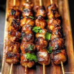 Coconut Chicken Skewers