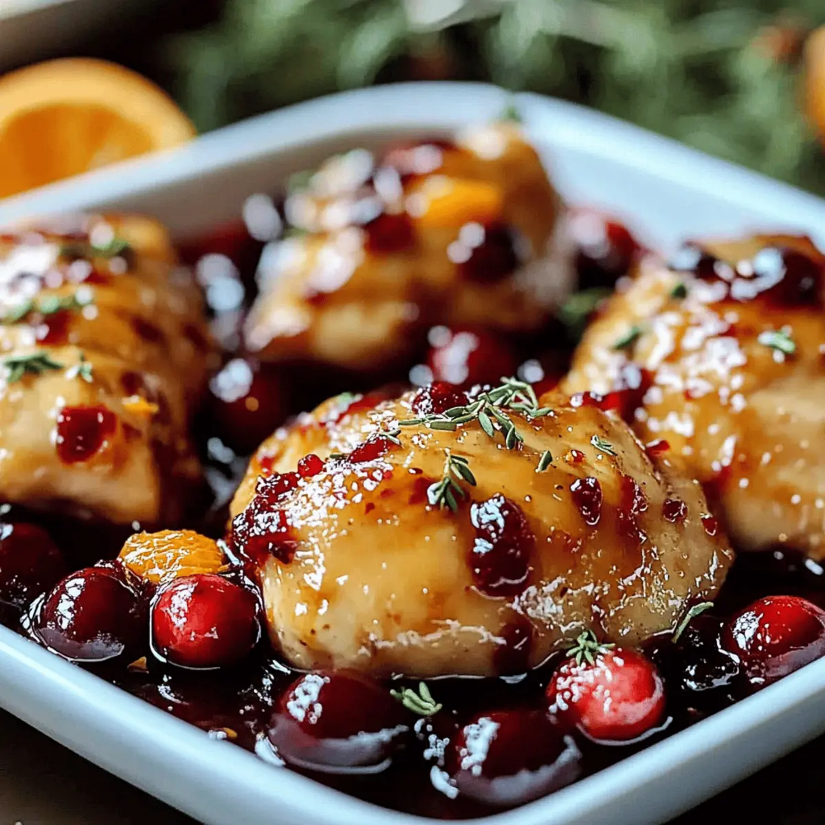 Cranberry Orange Chicken: A Sweet and Savory Delight
