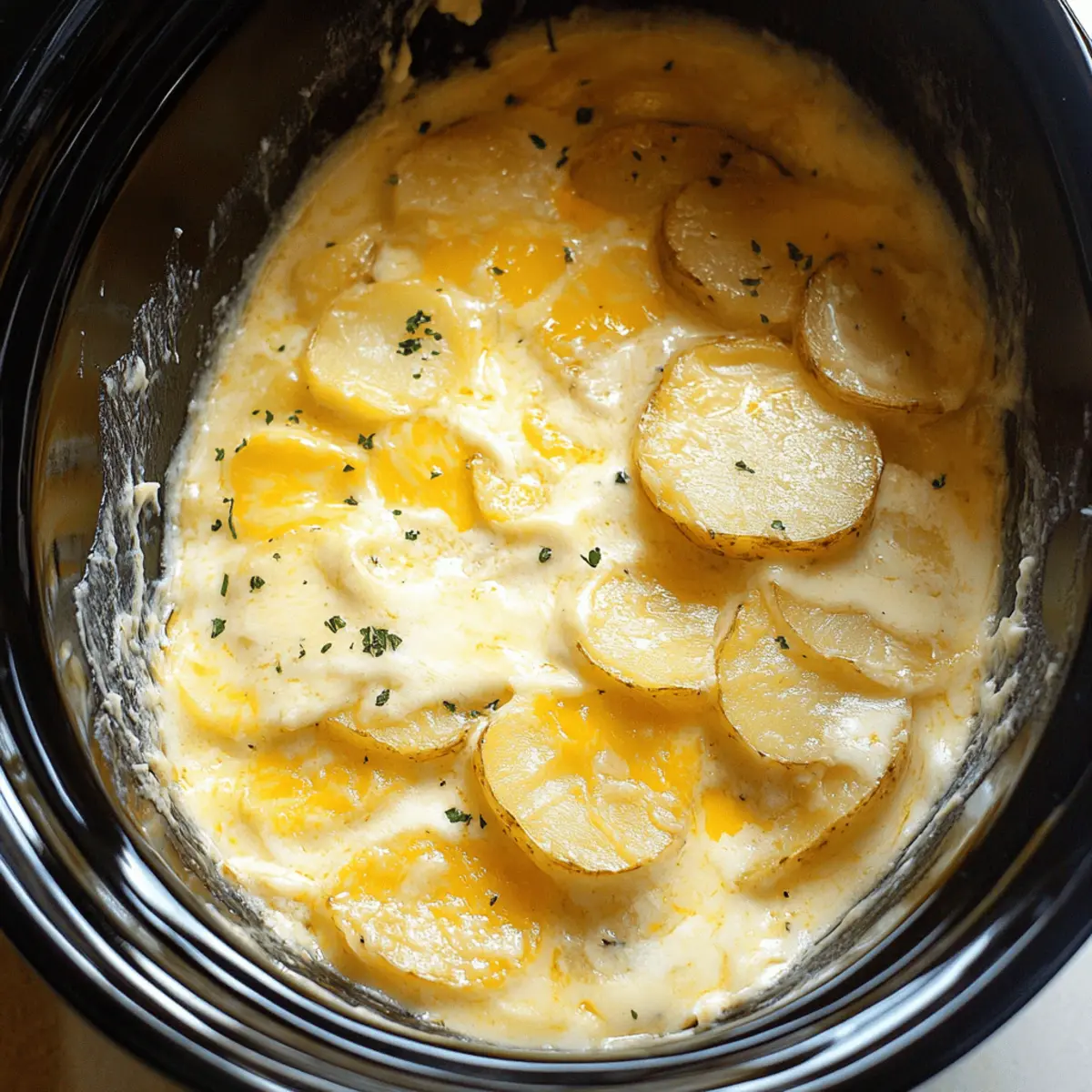 Creamy Crock Pot Scalloped Potatoes for Cozy Gatherings