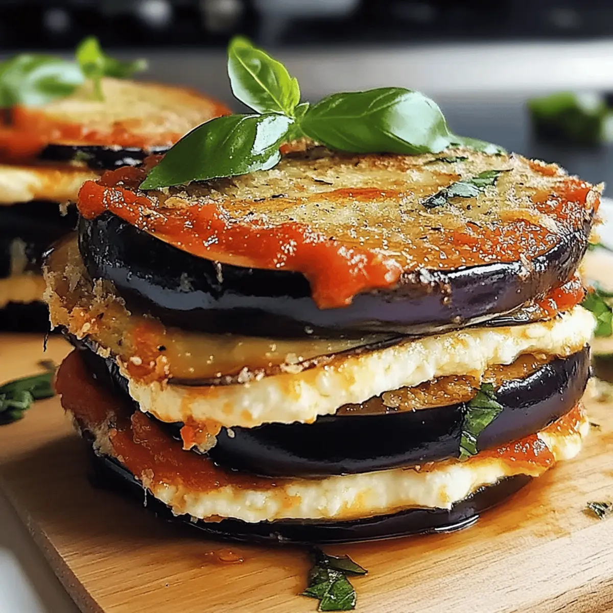 Savory Eggplant Napoleon: A Cozy Comfort Food Delight