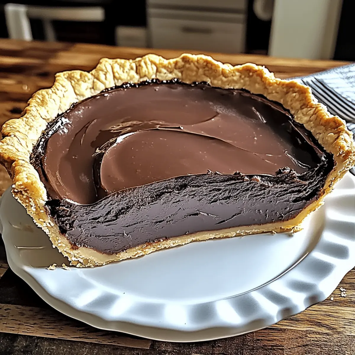 Grandma’s Chocolate Pie: A Silky Slice of Nostalgia