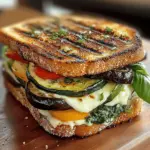 Grilled Veggie & Mozzarella Sandwiches