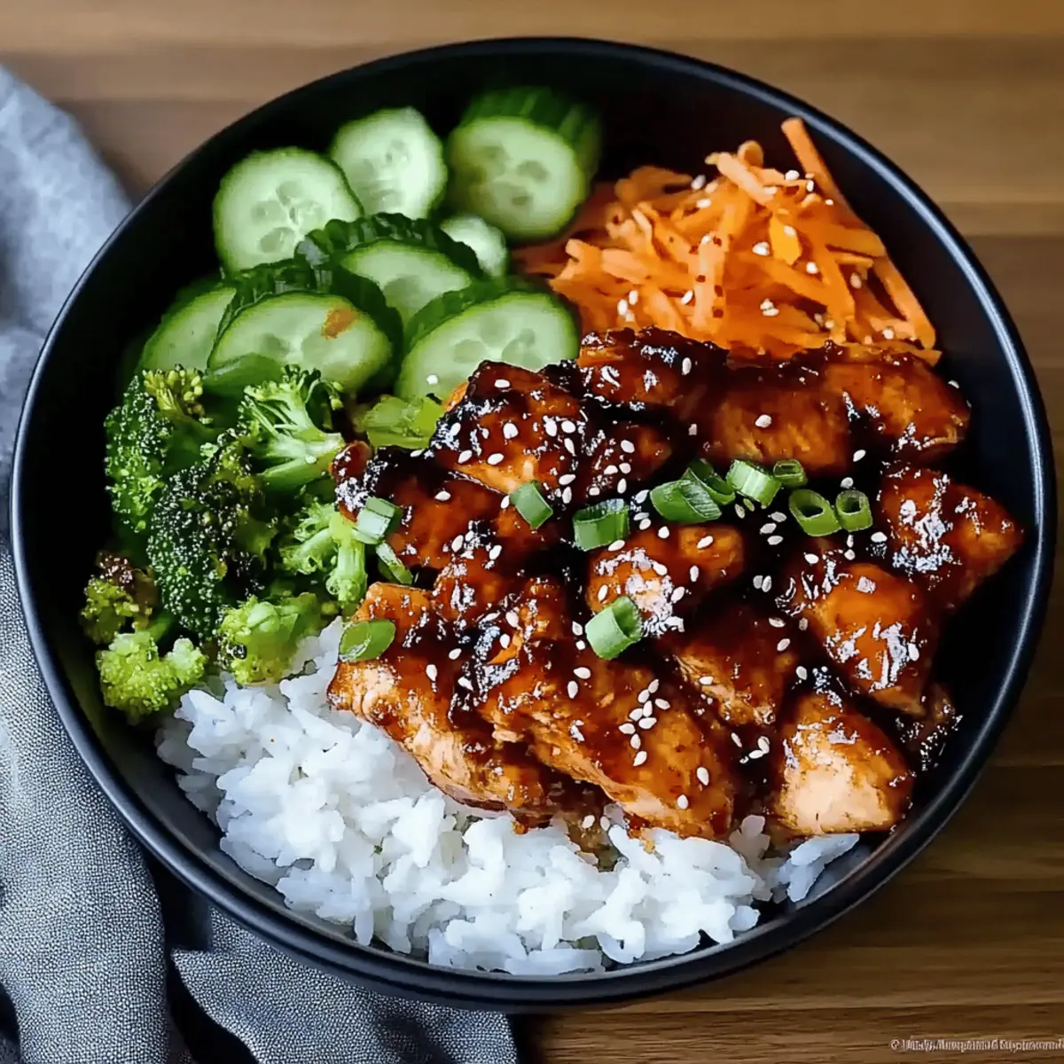 Korean BBQ Chicken Rice Bowl: A Quick Flavor Adventure