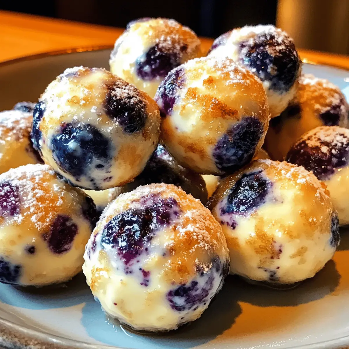 Lemon Blueberry Cottage Cheese Protein Bites for Energizing Snacking
