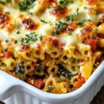 Mediterranean Vegetable Pasta Bake