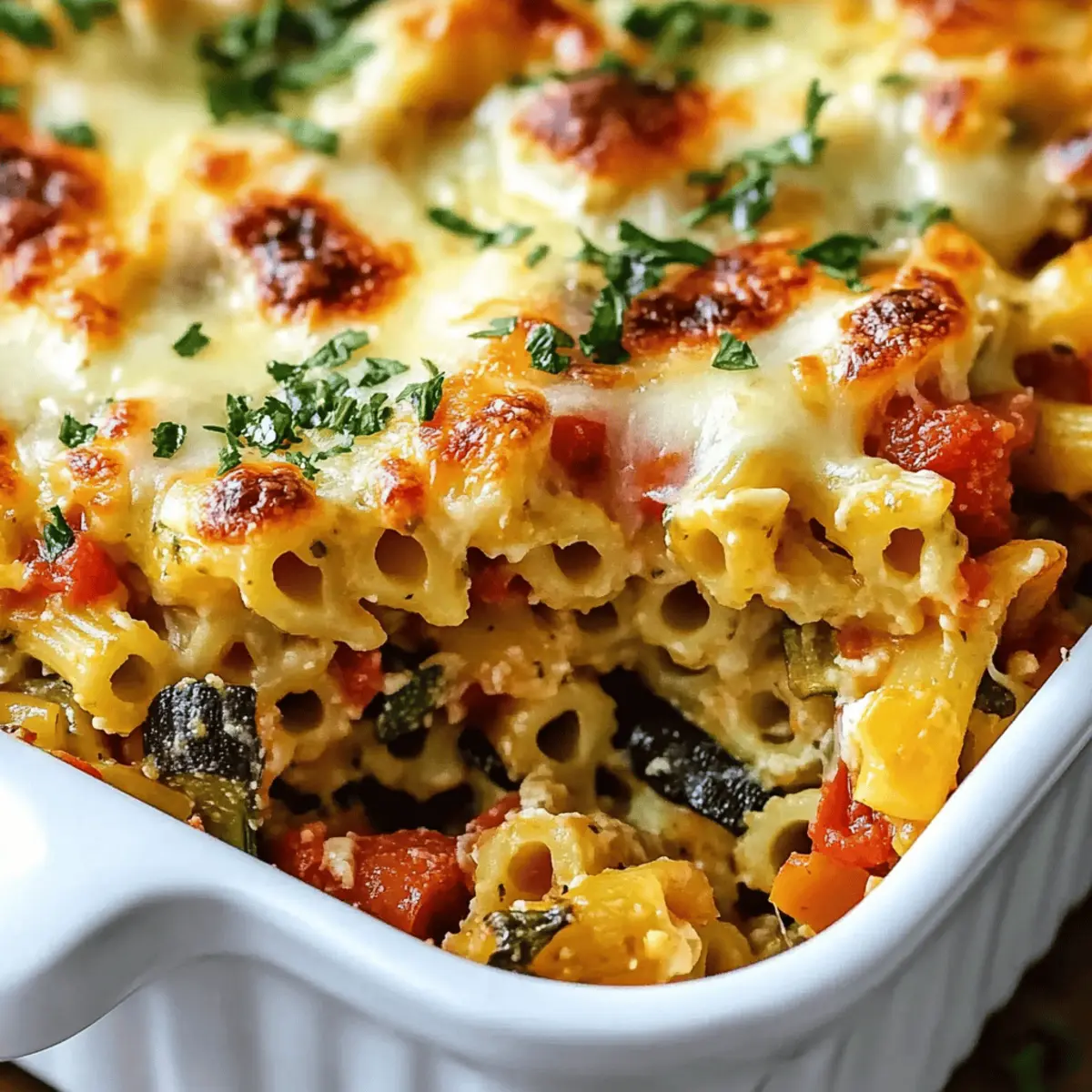 Hearty Mediterranean Vegetable Pasta Bake for Cozy Nights