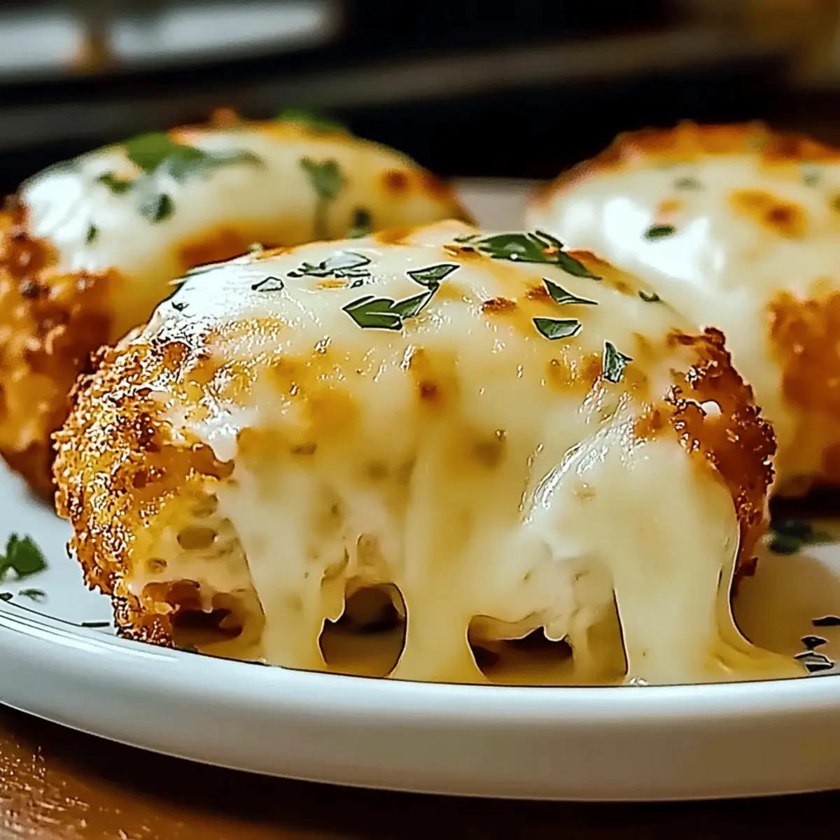 Melted Mozzarella & Ranch Chicken Bombs – Cheesy Dinner Bliss