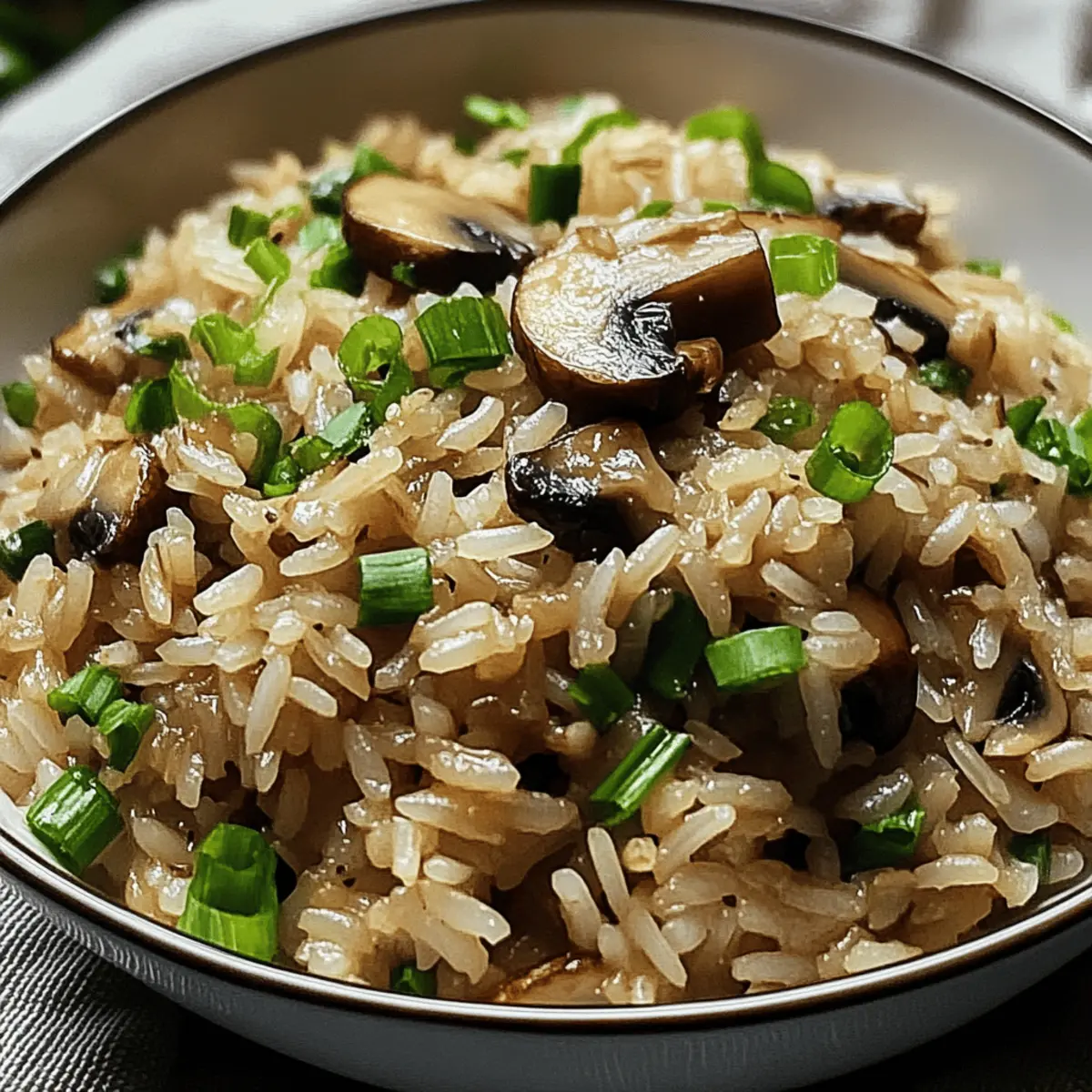 Mushroom Rice: Comforting Flavor for Every Home Cook