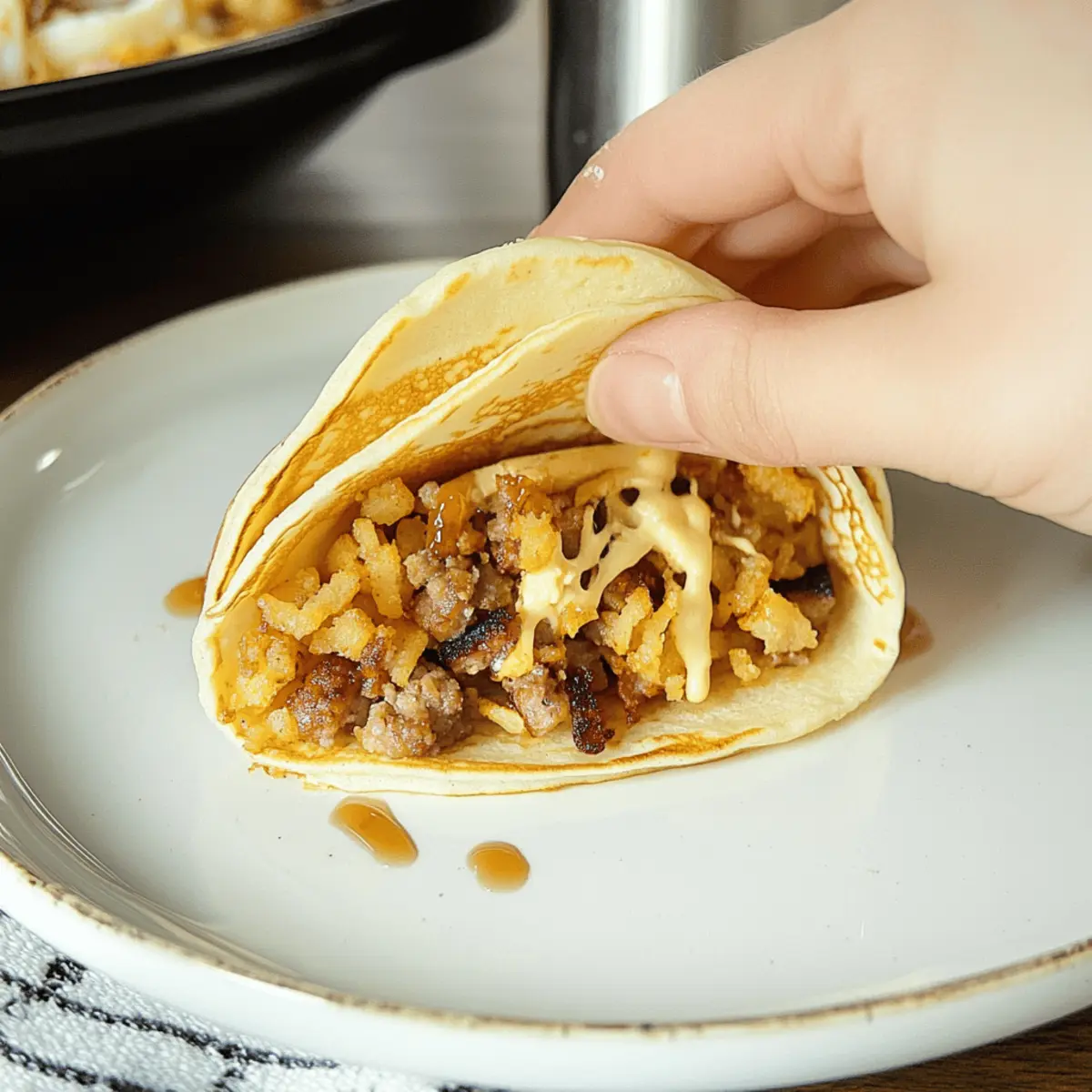 Delicious Pancake Breakfast Tacos for a Fun Twist on Brunch
