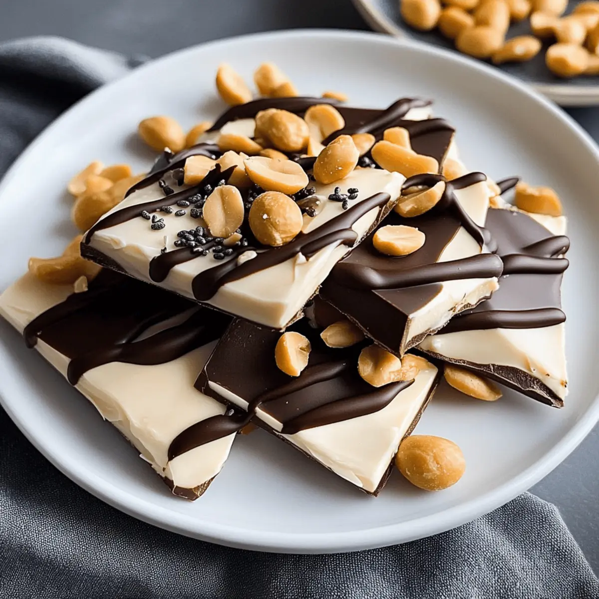 Indulge Guilt-Free with Peanut Butter Chocolate Greek Yogurt Bark