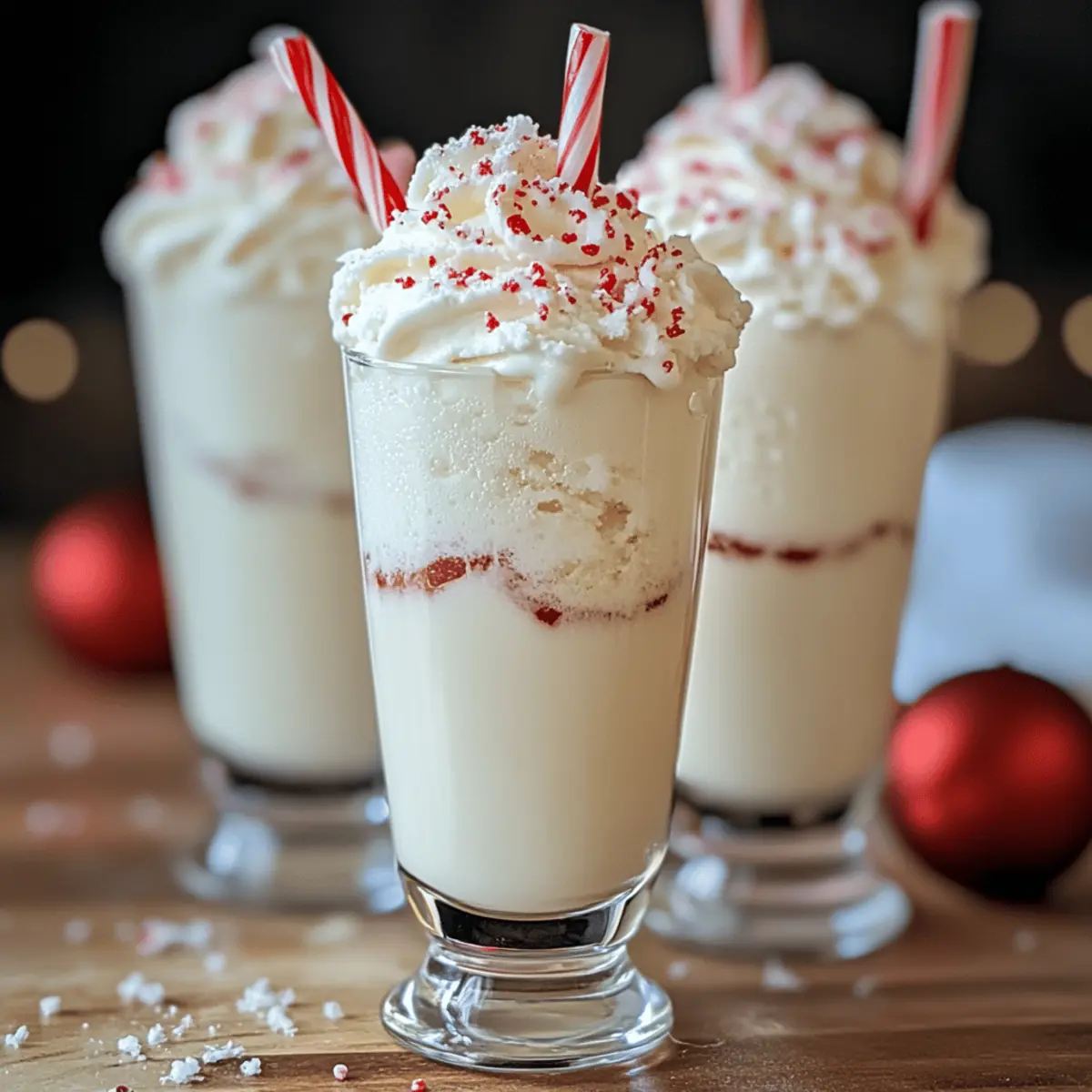 Refreshing Peppermint Christmas Float for Festive Cheer