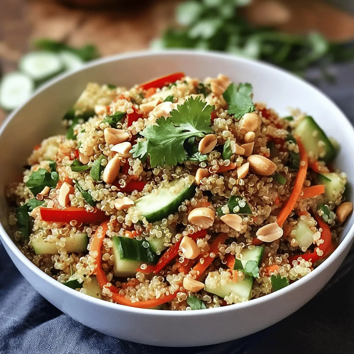 Thai Quinoa Crunch Salad: A Fresh, Colorful Delight