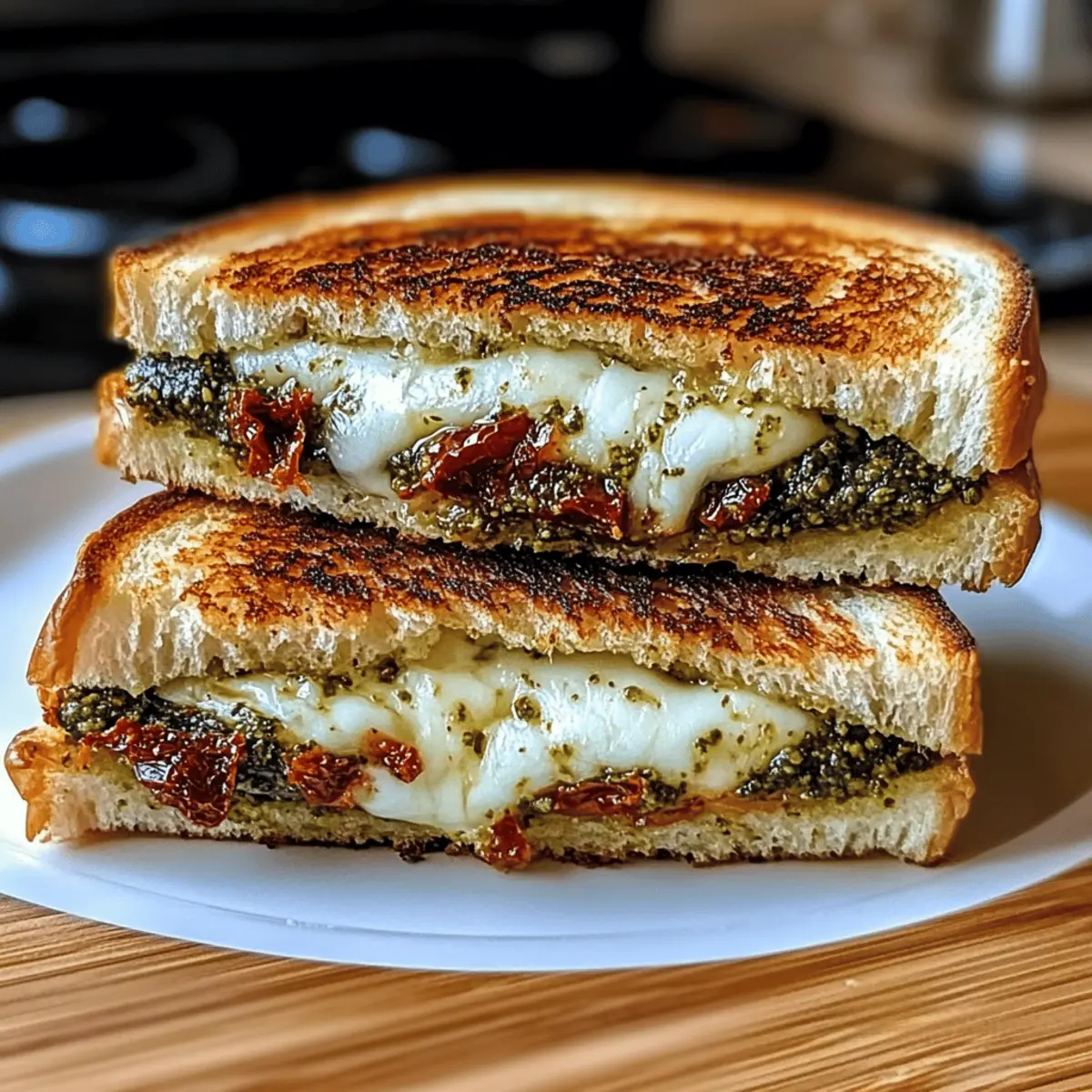 Tomato Pesto Grilled Cheese That Melts Hearts in Minutes