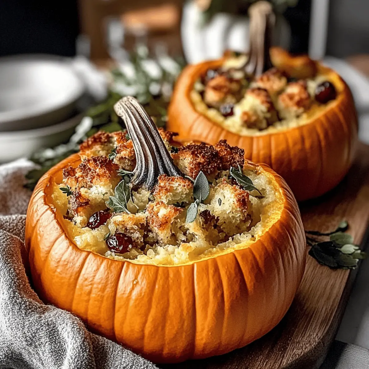 Turkey Sage Stuffed Pumpkins: A Cozy Autumn Comfort Dish