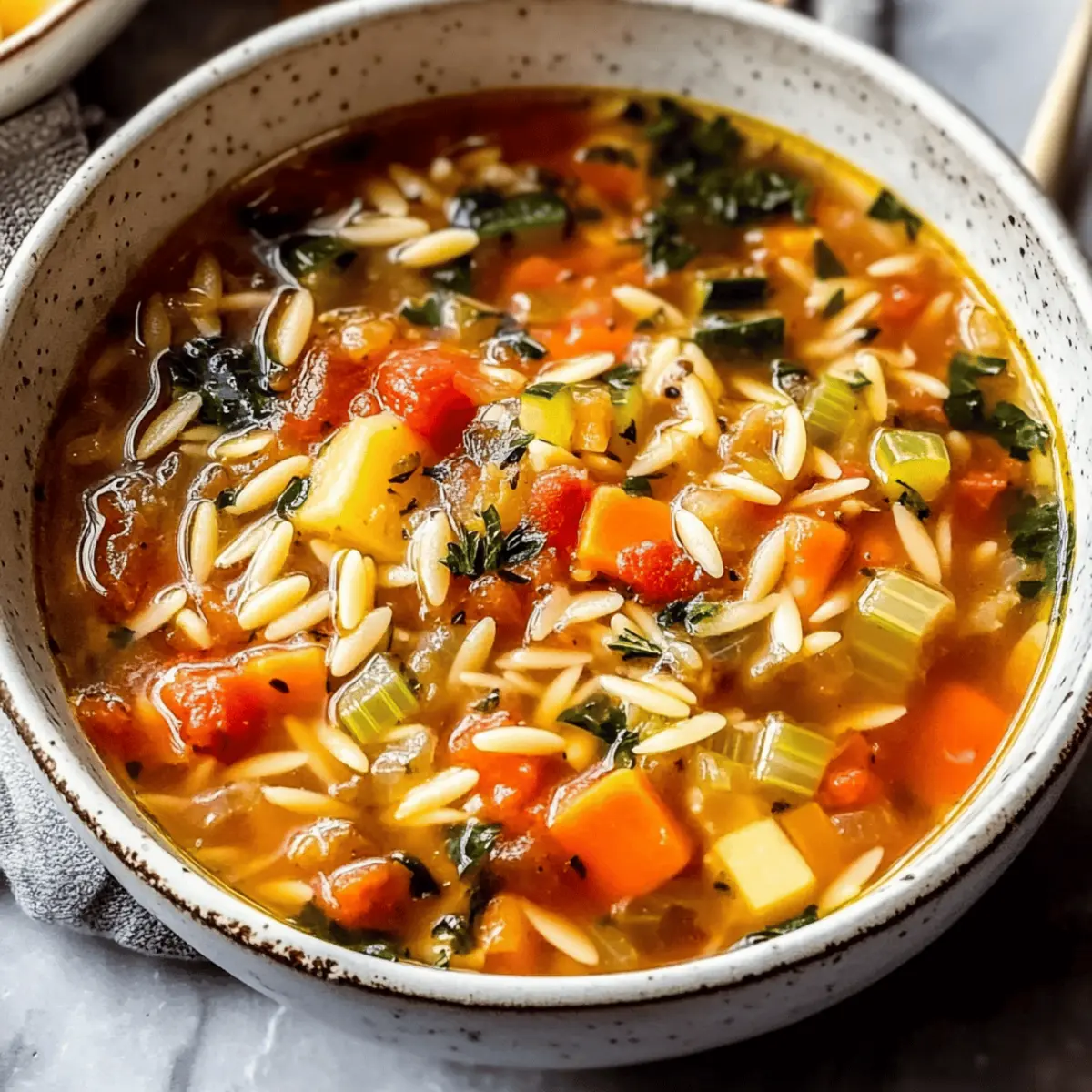 Delicious Vegetable Orzo Soup: Comfort in Every Bite
