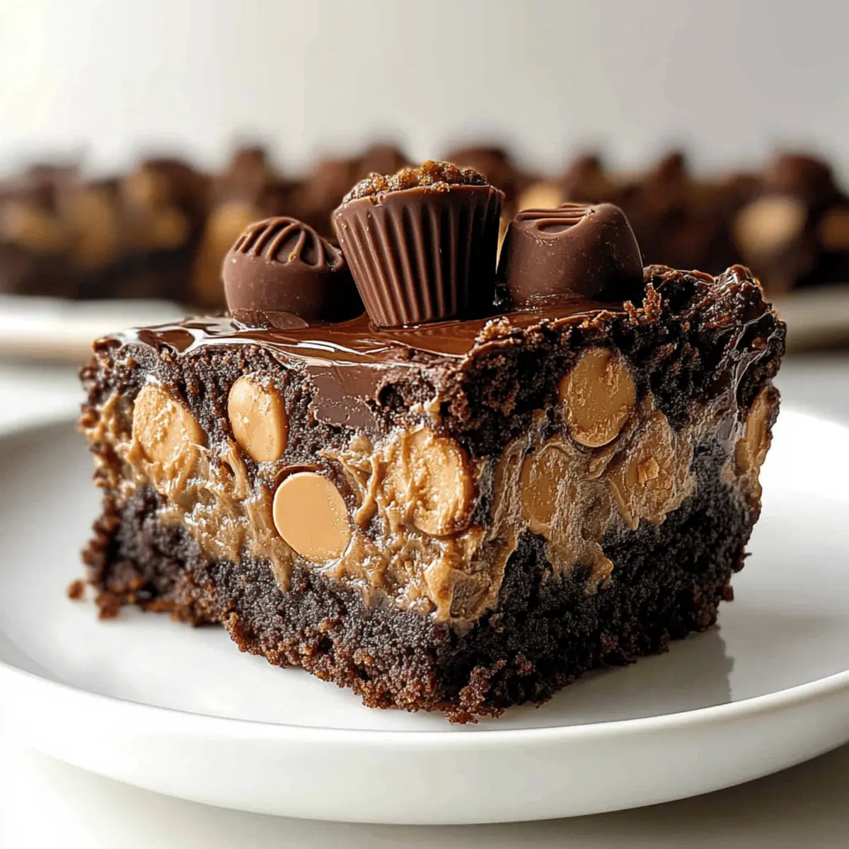 Decadent Peanut Butter Cup Dump Cake for Easy Indulgence