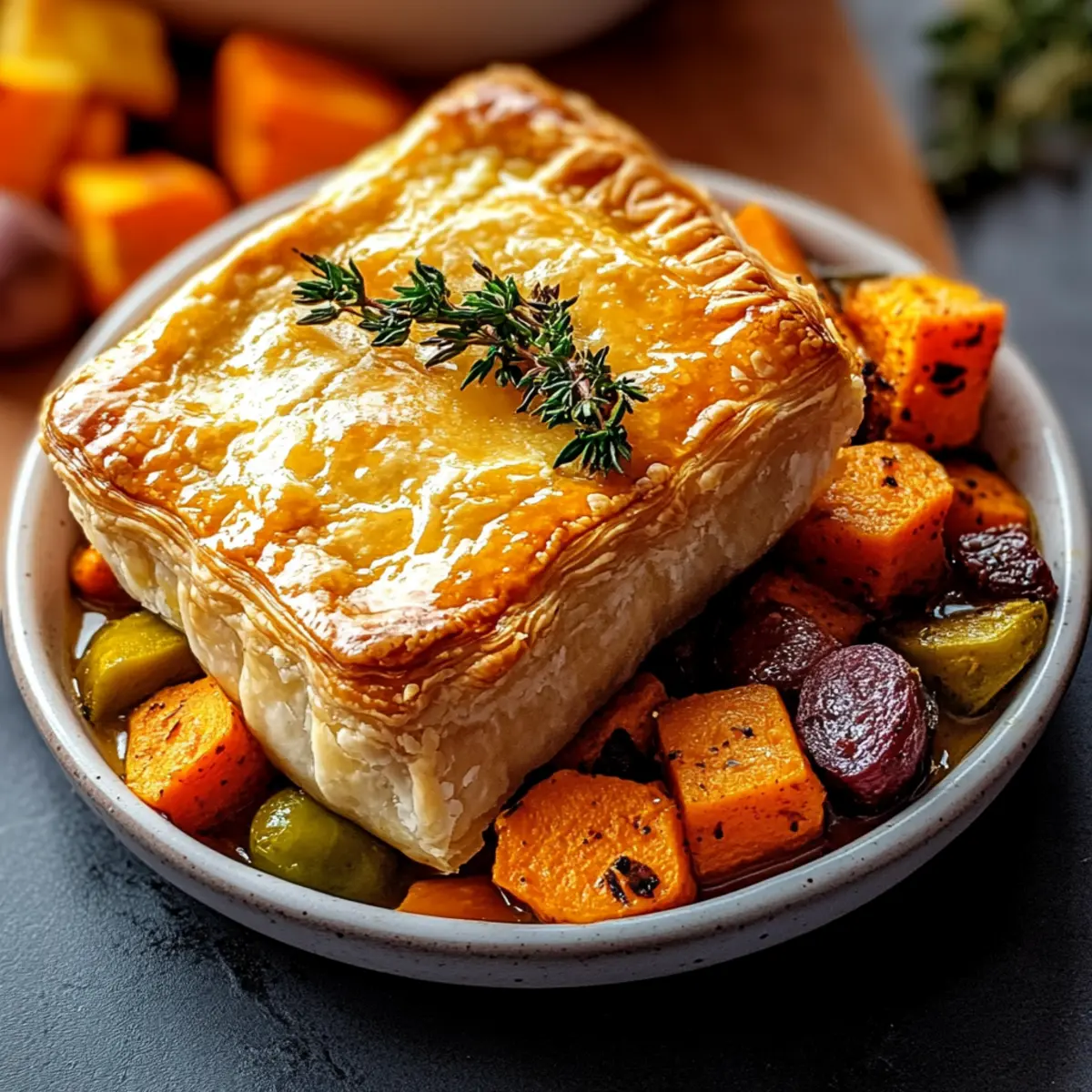 Roasted Autumn Vegetable Pot Pies for Cozy Comfort Food