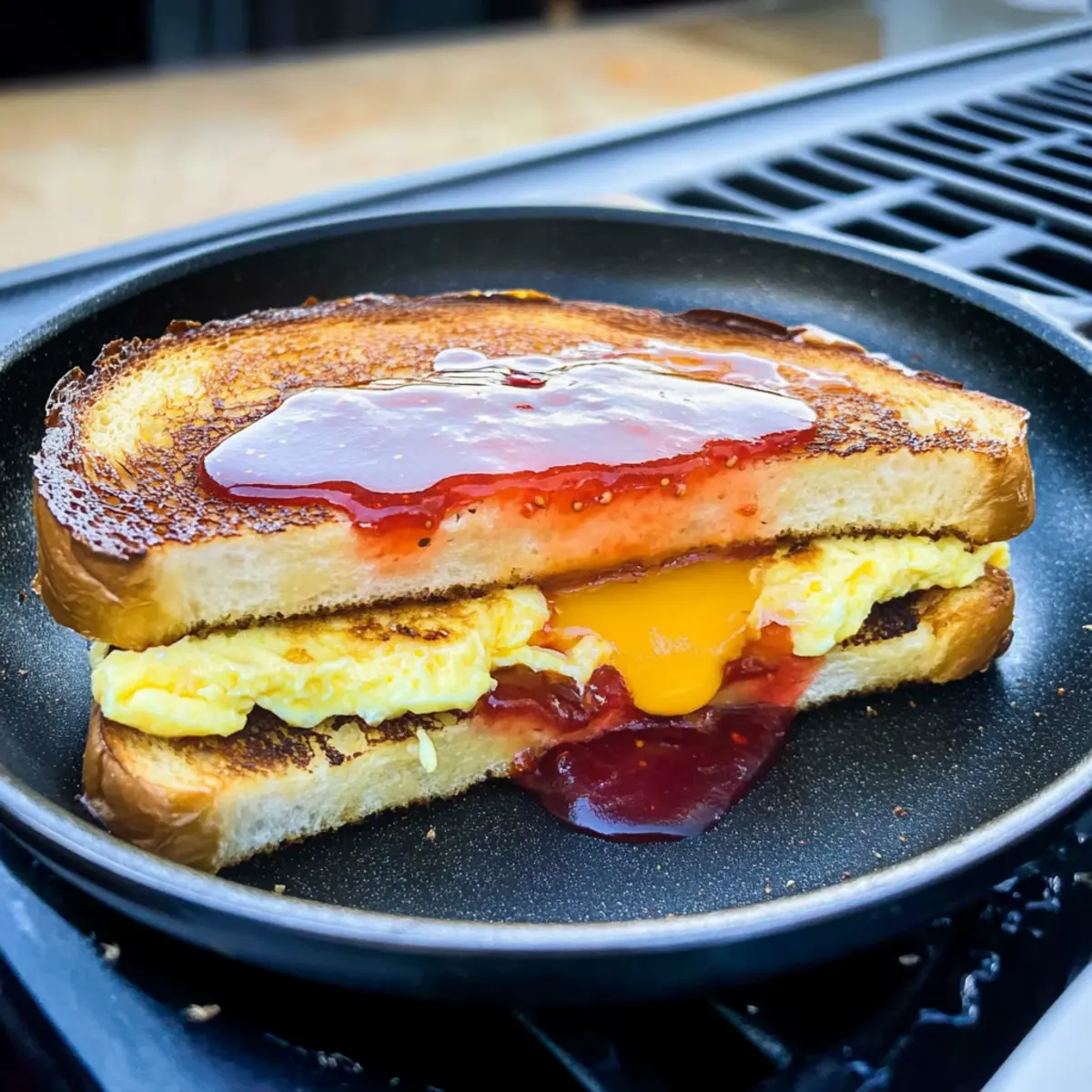One Pan Egg Toast: Quick Savory-Sweet Breakfast Magic