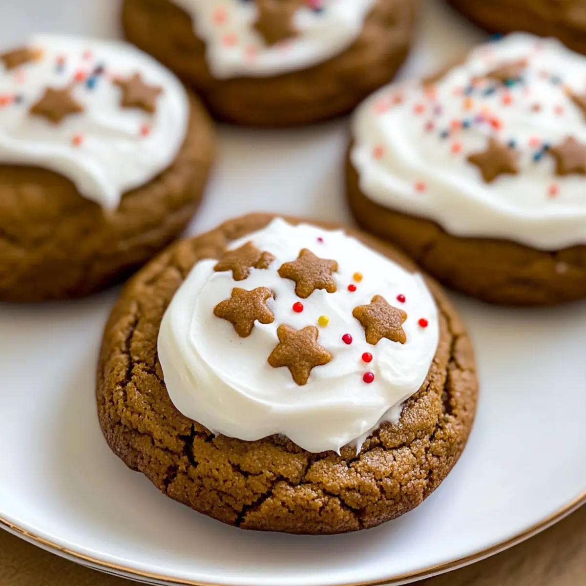 Heavenly Frosted Gingerbread Cookie Recipe for the Holidays