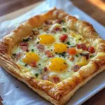 Puff Pastry Breakfast Pizza