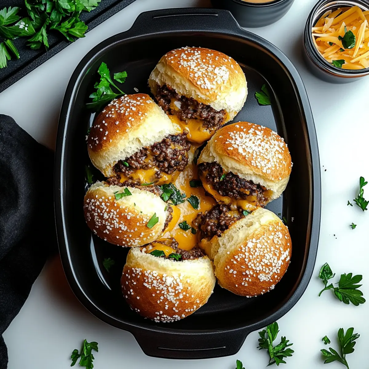 Cheesy Garlic Parmesan Cheeseburger Bombs That Wow!
