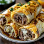 French Dip Tortilla Roll Ups