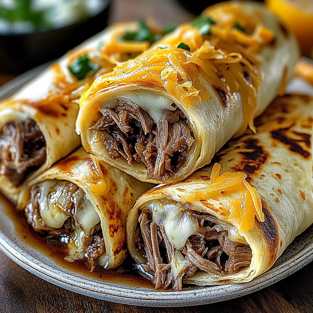 Savory French Dip Tortilla Roll Ups: Quick and Customizable Fun