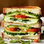 Cucumber & Avocado Sandwich