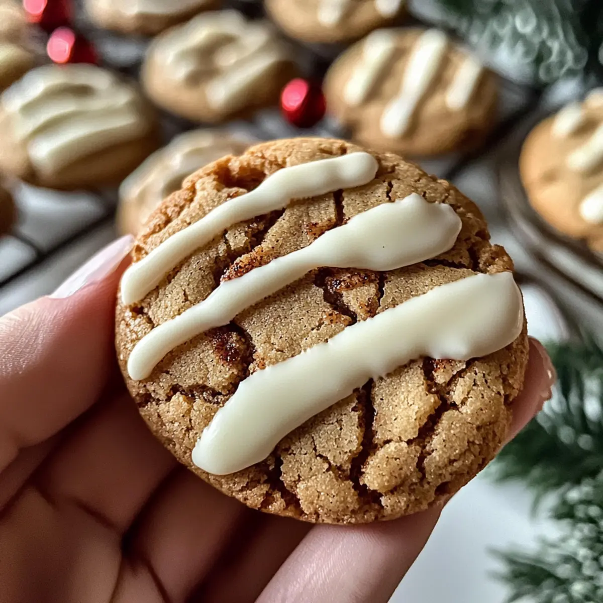Chewy Maple Cinnamon Cookies with White Chocolate Bliss