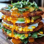 Corn Fritter Breakfast Sandwiches